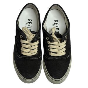 Re/Done 70s Low Top Skate Sneakers Shoes Women Faded Black 37 US 6.5